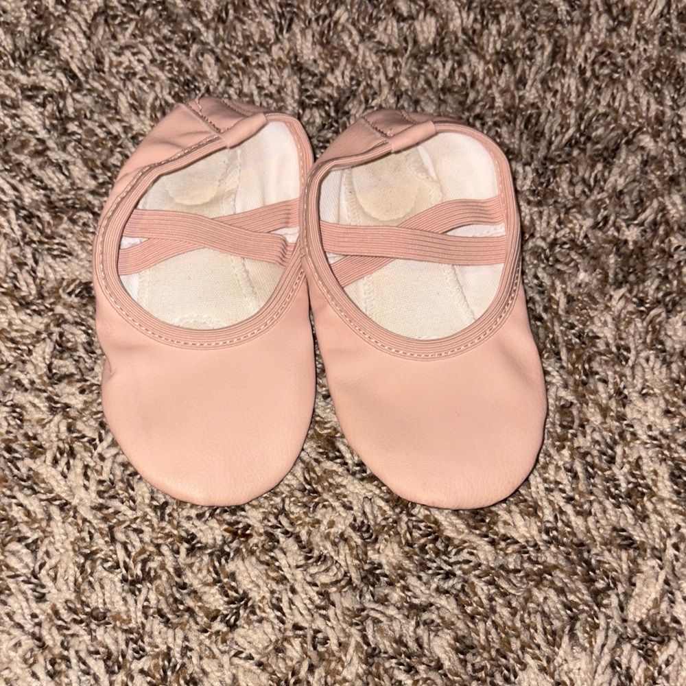 Kids Pink Ballet Shoes